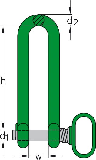 Spundwandbohlenschäkel